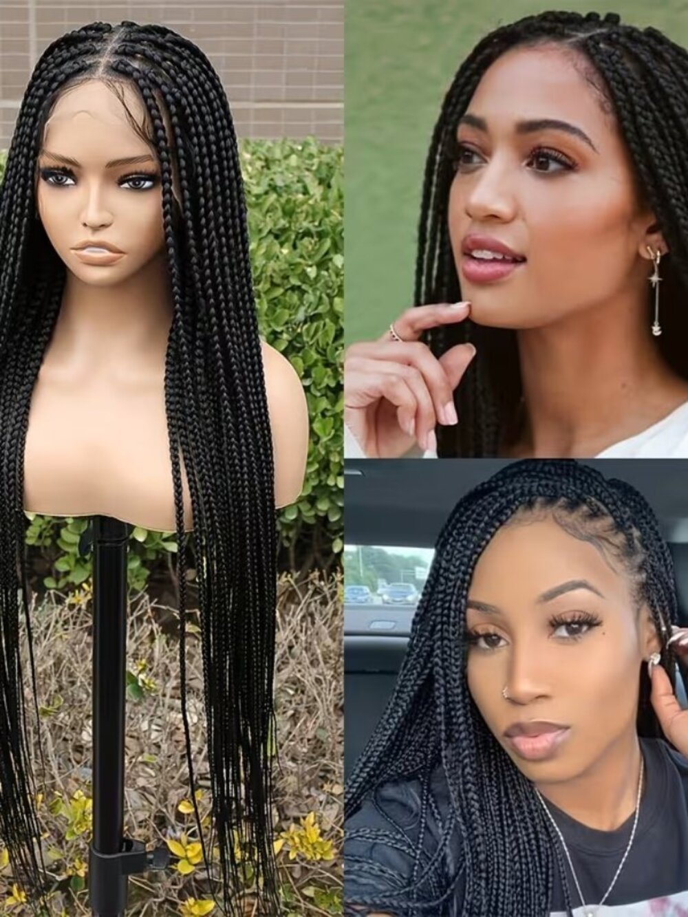 Lace Front Blended Braid Wig